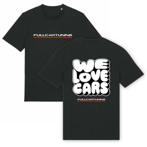 Fullcartuning T-Shirt We Love Cars Zwart