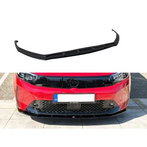 Motordrome Voor Bumper Lip Zwart ABS Plastic Opel Corsa