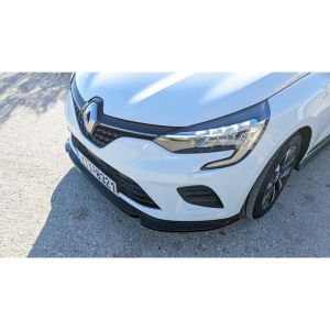 Motordrome Voor Bumper Lip 5-Deurs Zwart ABS Plastic Renault Clio