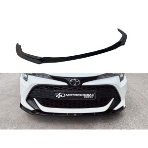 Motordrome Voor Bumper Lip Zwart ABS Plastic Toyota Corolla