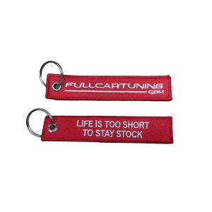 Fullcartuning Sleutelhanger Life Is Too Short To Stay Stock Rood