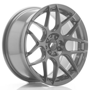 JR-Wheels JR18 Velgen 19 Inch 9.5J ET20-42 Custom PCD Flow Form Silver Machined Face