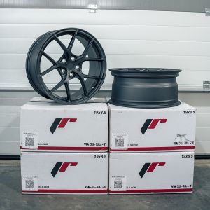 JR-Wheels SL01 TWEEDE KANS Velgen 18 Inch 8J ET40 5x110 Flow Form Flat Gun Metal