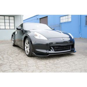 PU Design Voor Bumper Lip INGS Style Zwart Polyurethane Nissan 370Z Pre Facelift