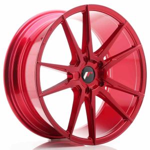 JR-Wheels JR21 Velgen 20 Inch 8.5J ET40 Custom PCD Platinum Red