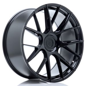 JR-Wheels JR42 Velgen 22 Inch 10.5J ET20-40 Custom PCD Flow Form Gloss Black