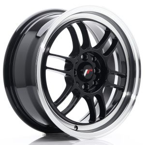 JR-Wheels JR7 Velgen 16 Inch 7J ET38 4x100,4x114.3 Gloss Black