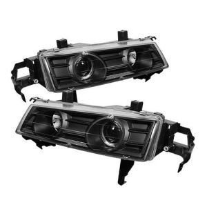 Sonar Koplampen Angel Eyes Black Housing Honda Prelude