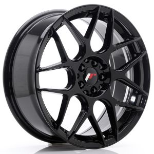 JR-Wheels JR18 TWEEDE KANS Velgen 18 Inch 7.5J ET40 5x112,5x114.3 Flow Form Gloss Black