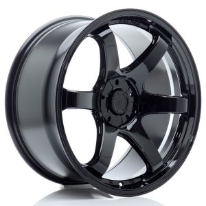 JR-Wheels SL03 TWEEDE KANS Velgen 19 Inch 10J ET35 5x114.3 Flow Form Gloss Black