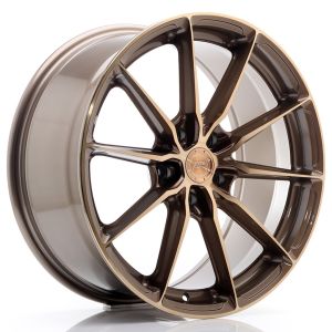 JR-Wheels JR37 TWEEDE KANS Velgen 2x 19x8.5 ET35 + 2x 19x9.5 ET40 5x120 Platinum Bronze