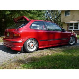 Honda Achter Spatlappen OEM OEM Style Zwart Polyurethane Honda Civic