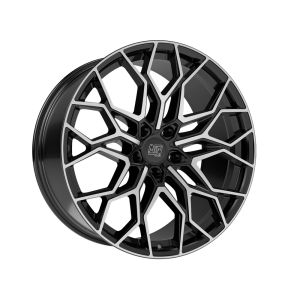 MSW MSW 51 Velgen 20 Inch 8.5J ET35 5x112 Gloss Black/Polished