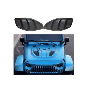 SK-Import Motorkap Ventilatie Roosters Zwart ABS Plastic Jeep Wrangler