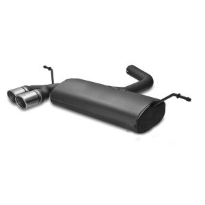 Ulter Sport Uitlaat Demper Dual Tip Zwart Staal Volkswagen Golf