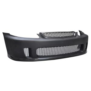 SK-Import Voor Bumper Carbon Lip Met Grill Fiberglass Honda Civic Facelift
