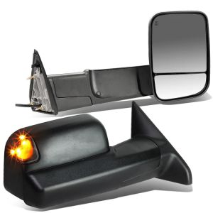 SK-Import Trekspiegels Elektrisch verwarmd met knipperlicht Zwart Dodge Ram