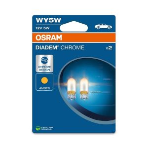 Osram Halogeenlampen Diadem Chrome Zilver Coating Amber T10