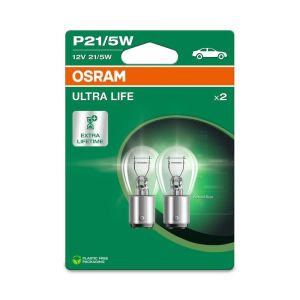 Osram Halogeenlampen Ultra Life Wit BAY15D