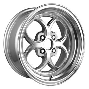 Klutch Wheels SL2 Velgen 16 Inch 8J ET10 4x100 Gegoten Silver Machined Face