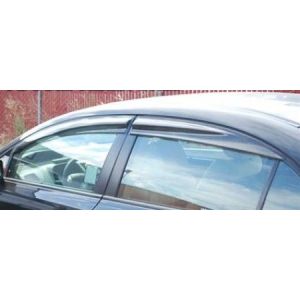 SK-Import Voor en Achter Zijwindscherm Plak JDM Style 5-Deurs Smoke Kunststof Honda Civic