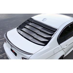 X-Form Achter Window Louvers Glanzend Zwart ABS Plastic BMW 3-serie