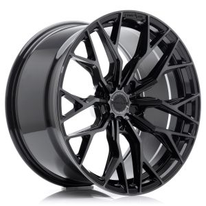 Concaver CVR1 Velgen 21 Inch 8.5J ET20-45 Custom PCD Performance Concave Flow Form Double Tinted Black