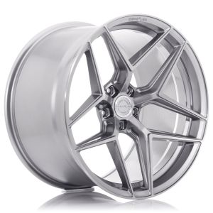 Concaver CVR2 Velgen 19 Inch 10.5J ET20-57 Custom PCD Diepe Concave Flow Form Brushed Titanium
