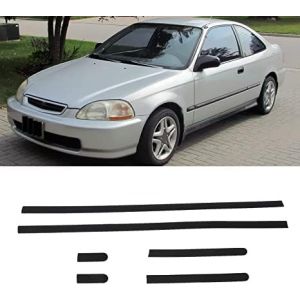 ABS Dynamics Deurlijst JDM Thin 2-Deurs Zwart ABS Plastic Honda Civic