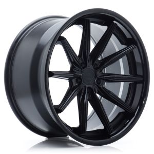 Concaver CVR8 Velgen 20 Inch 10.5J ET10-53 Custom PCD Diepe Concave Flow Form Matt Black Gloss Black Stainless Steel Lip