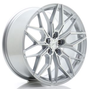 JR-Wheels JR46 Velgen 19 Inch 8.5J ET45 5x112 Flow Form Silver Machined Face