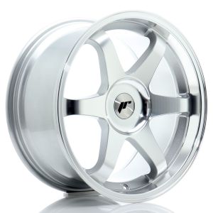 JR-Wheels JR3 Velgen 18 Inch 9J ET15-40 Custom PCD Silver Machined Face