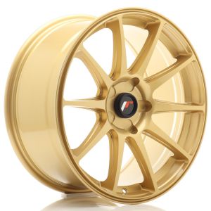 JR-Wheels JR11 Velgen 18 Inch 8.5J ET20-40 Custom PCD Gold