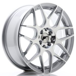 JR-Wheels JR18 Velgen 17 Inch 7J ET40 4x100 Flow Form Silver Machined Face