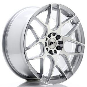 JR-Wheels JR18 Velgen 18 Inch 8.5J ET35 5x100,5x120 Flow Form Silver Machined Face