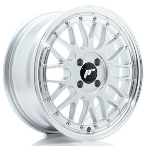 JR-Wheels JR23 Velgen 16 Inch 7J ET20 4x100 Hyper Silver Machined Lip