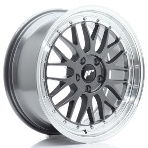 JR-Wheels JR23 Velgen 18 Inch 8J ET40 5x112 Flow Form Hyper Grey Machined Lip