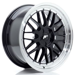 JR-Wheels JR23 Velgen 19 Inch 8.5J ET20-45 Custom PCD Flow Form Gloss Black Machined Lip