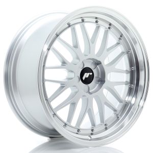 JR-Wheels JR23 Velgen 20 Inch 10.5J ET20-45 Custom PCD Flow Form Hyper Silver Machined Lip