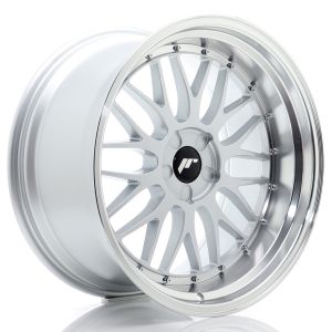 JR-Wheels JR23 Velgen 20 Inch 10.5J ET15-25 Custom PCD Flow Form Hyper Silver Machined Lip
