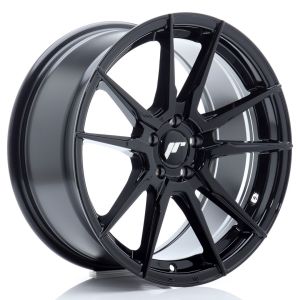 JR-Wheels JR21 Velgen 17 Inch 8J ET35 5x100 Flow Form Gloss Black