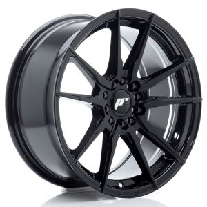 JR-Wheels JR21 Velgen 17 Inch 8J ET35 5x110,5x120 Flow Form Gloss Black