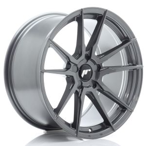 JR-Wheels JR21 Velgen 18 Inch 9.5J ET20-40 Custom PCD Flow Form Hyper Gray