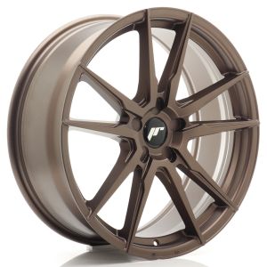 JR-Wheels JR21 Velgen 20 Inch 8J ET20-40 Custom PCD Flow Form Flat Bronze