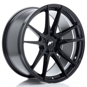 JR-Wheels JR21 Velgen 20 Inch 9.5J ET22-40 Custom PCD Flow Form Gloss Black