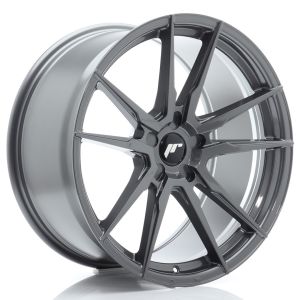 JR-Wheels JR21 Velgen 20 Inch 10J ET20-48 Custom PCD Flow Form Hyper Gray