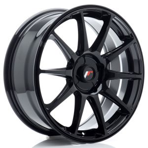 JR-Wheels JR11 Velgen 18 Inch 7.5J ET20-40 Custom PCD Gloss Black