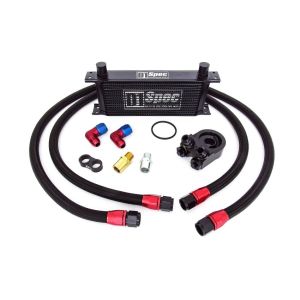 D1 Spec Oliekoeler Kit Zwart 15 Rijen -10 AN Aluminium