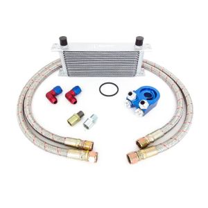D1 Spec Oliekoeler Kit Zilver 15 Rijen Aluminium