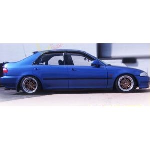 SK-Import Voor en Achter Zijwindscherm Plak 4-Deurs Smoke Kunststof Honda Civic